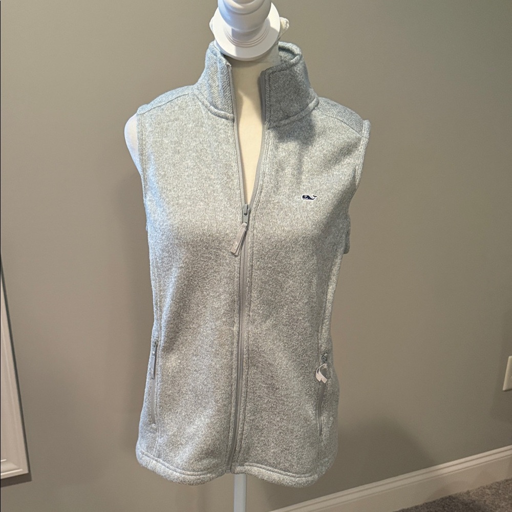Vineyard Vines Heather Gray Vest - Like New - only worn few times